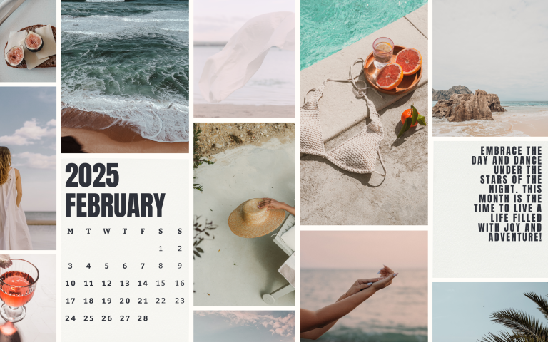 FEBRUARY 2025 Desktop wallpaper Mac (2560 x 1600 px)